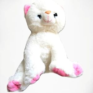 Plush Kitty Cat Stuffy Stuffed Animal with hiding spot EUC